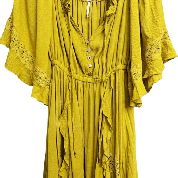 Free People Beach Bliss Lace Crochet Maxi Dress - Picture 4 of 7